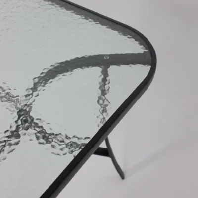 Комплект садовой мебели SUNBEAM (стол 1шт, 6 кресел, зонт 1шт), серый/черный_30