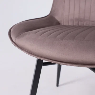 Стул Devis, бежевый велюр Bluvel 38/черный_10