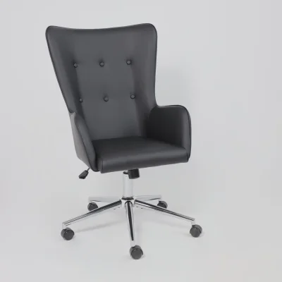 Кресло поворотное BELLA XL chrome, Pegasso черный_19