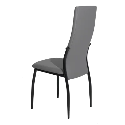 Стул DENVER, экокожа, серый PU 611/черный_6