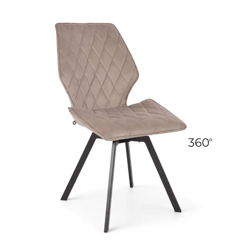 Стул Rafael M-R 360, d05 CAPPUCCINO LUX\черный фотография