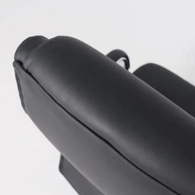 Кресло поворотное LOREAN, черная экокожа/хромированный металл_14