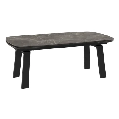 Стол PANAMA SLIDE-200, раздвижной 200(280)*110, BAYONA GREY PREMIUM CER/Черный фотография