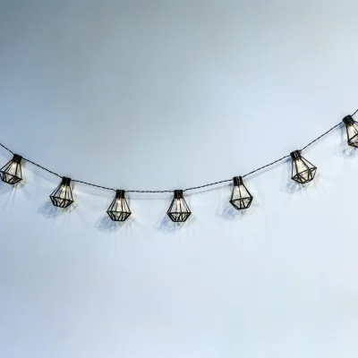 Светодиодная гирлянда AKS тип 1 ( Фонарики 10LED, 1.65м,  2АА )_11