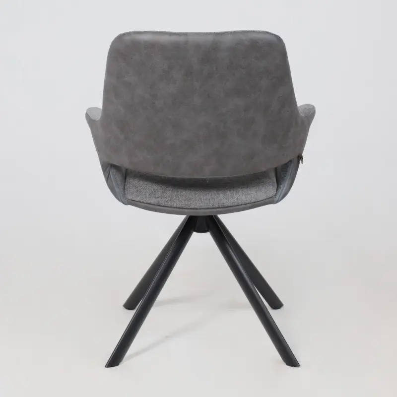 Стул OFFY-R 360, g22 GRAPHITE шенилл LUX - Graphite замша LUX\черный_preview_8