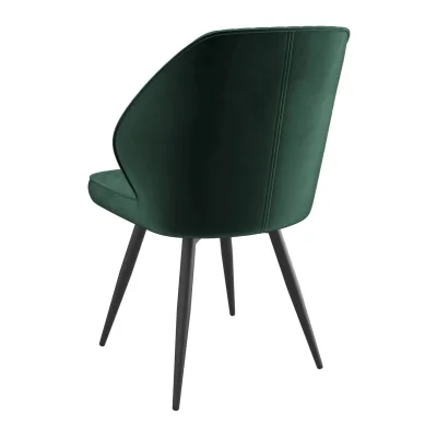 Стул MICHAEL-R1 360, d13 DARK GREEN LUX\черный_4