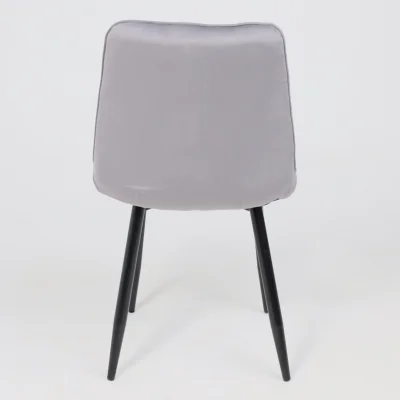 Стул ASTRA, 2, светло-серый велюр HLR-20/черный_9