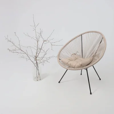 Кресло садовое RIMINI, иск.ротанг, коричневый_7