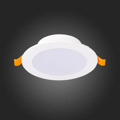 Св-к встр. Белый LED 1*8W 3000K 640Lm Ra80 110° IP20 D120xH30 220-240V Встраиваемые светильники_5