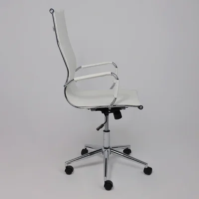 Кресло поворотное EVELIN, экокожа, белый_5