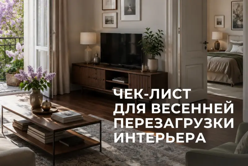 Перезагрузи дом за 1 день: майский чек-лист для свежего интерьера превью