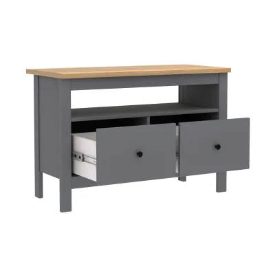 Гостиная Сага, ясень + серый. Комплект №4_9