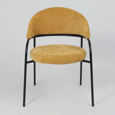 Кресло AV 350, горчичный шенилл Римини 08/черный_5