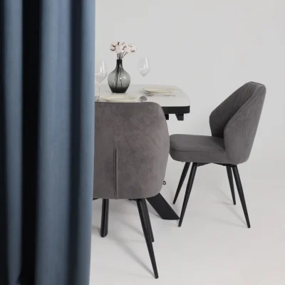 Стул MICHAEL-R1 360, b28 ANTRACITE LUX\черный_3