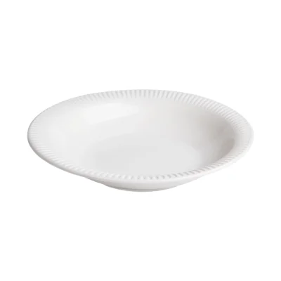 Блюдо глубокое MULIN, керамика, белый, d21*4см фотография