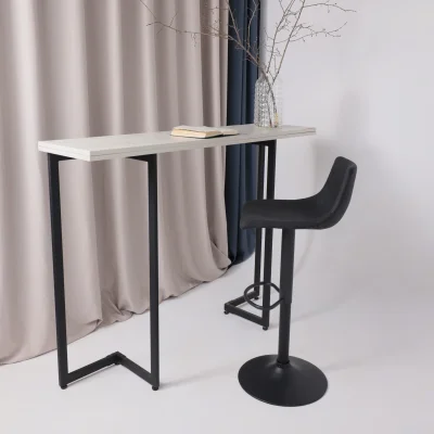 Стул барный BEN, ткань,  черный/черный_9