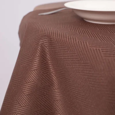 Дорожка, 45*150см, полоска-косичка 2598, коричневый 09-0902_5