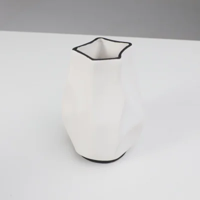 Ваза керамическая WINSOR, белый, 13*13*20см_3