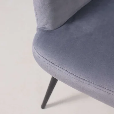 Кресло ODA, серый велюр HCJ-40/черный_14