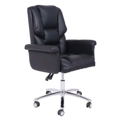 Кресло рабочее, поворотное HOMER, ECO, черный фотография