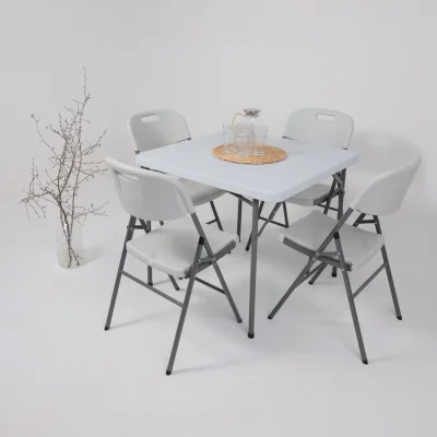 Стол складной 86*86*74, белый_4