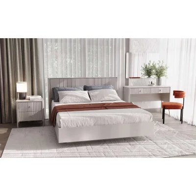 Н.м. "DALIA" кровать LOZ160х200 с мягким элементом М, к.Персидский жемчуг/ф.Персидский жемчуг_3