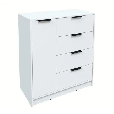 Тумба КОНЦЕПТ КТ-Т90, к.Белый/ф.Белый  (В1020хШ900хГ451мм)_3