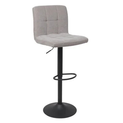 Стул барный LOGOS, серый шенилл Ote Canna 452/черный фотография
