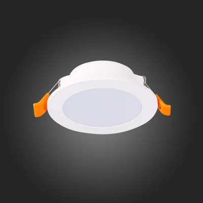 Св-к встр. Белый LED 1*5W 3000K/4000K/6000K 375Lm Ra80 110° IP20 D92xH30 220-240V Встраиваемые светильники_5