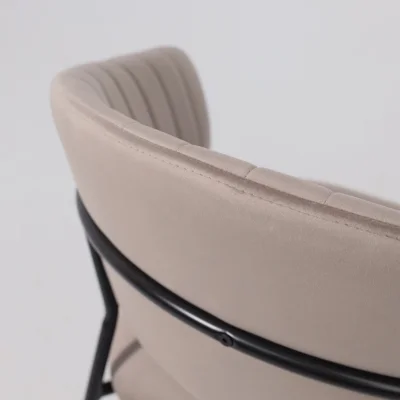 Стул AV 433, светло-коричневый бархат H-61/черный_14