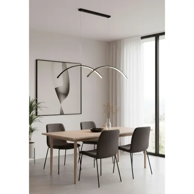 Светильник WAVE, потолочный, LED, 100 см x 2 шт, чёрный_3