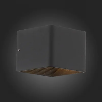 Светильник настенный ST-Luce Черный/Черный LED 1*6W 3000K Настенные светильники_2