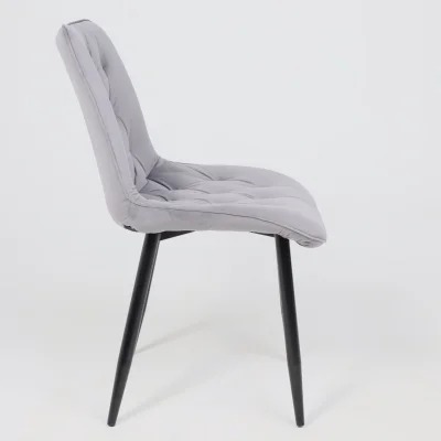 Стул ASTRA, 2, светло-серый велюр HLR-20/черный_8