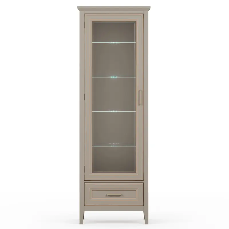 Н.м. "CLASSIC" шкаф REG1W1SZK с подсветкой, к.Глиняный серый/ф.Глиняный серый_preview_4