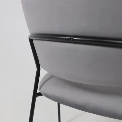 Стул AV 433, темно-серый бархат H-15/черный_15