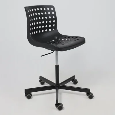 Кресло, рабочее поворотное ORA, пластик, черный_8