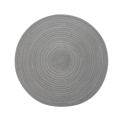 Подставка сервировочная JOY, круглая, светло-серый, 38см фотография