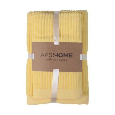 Набор полотенец махровых SANTINI, 2 шт (50*90см+70*140см), солнечный, 12-0825 фотография