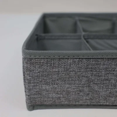 Контейнер для хранения MACKENZIE-1, 8 ячеек, серый, 34*24*9см_5