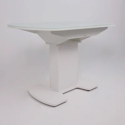 Стол КОРСИКА, фотопечать 1200(1515)*800, Мрамор белый 2/Белый матовый_12