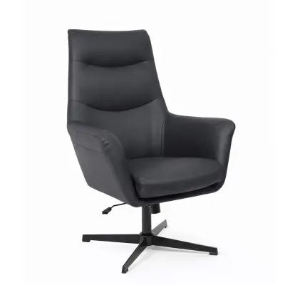 Кресло HUDSON, экокожа, черный PU-24/черный фотография