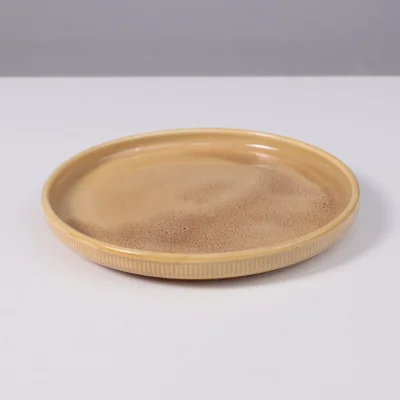 Блюдо STRIA, фарфор, пшеничный, 30,6*23,3*3см_13