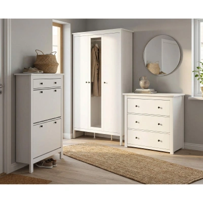 Прихожая Сага, белый. Комплект №3_1