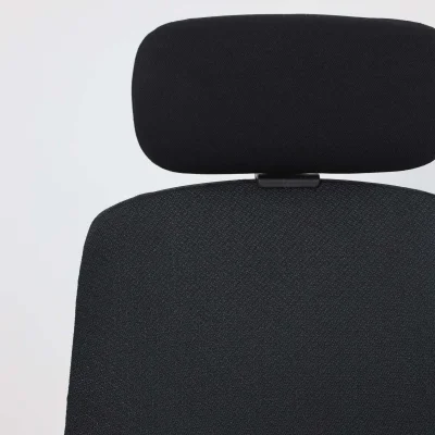 Кресло поворотное FENIX, черная сетка + ткань/черный полиамид_8