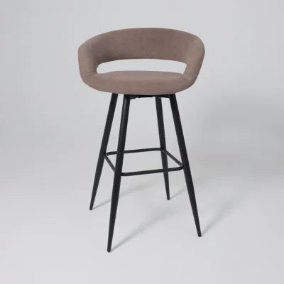 Стул барный BARNY-R 900, b05 LATTE LUX\черный_12