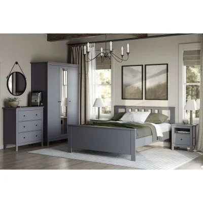 Кровать одинарная САГА 90*200, серая (2.08.04.050.4 RU)_4