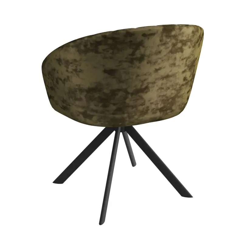 Стул SHELLY-R 360, m09 OLIVE LUX\черный_preview_2