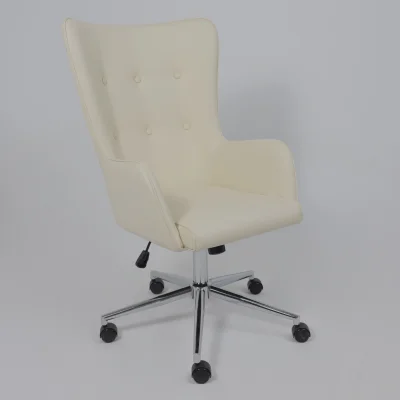 Кресло поворотное BELLA XL chrome, Pegasso крем_9