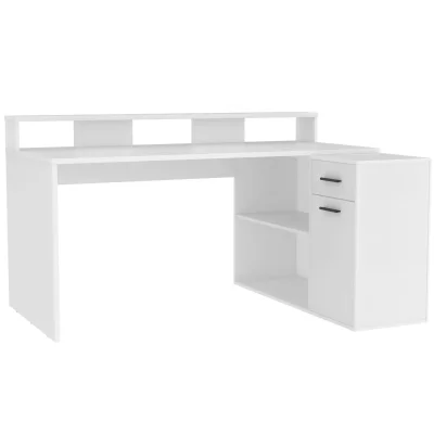 Стол компьютерный СК-14 (Skill-3), 160*76*91,7, белый фотография