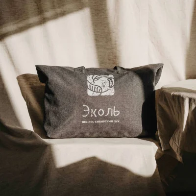 Одеяло "Эколь белый пух" 140*205, батист/пух_13